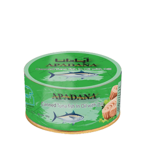 کنسرو ماهی تون در روغن با شوید 180 گرم آپادانا(بسته 6عددی)