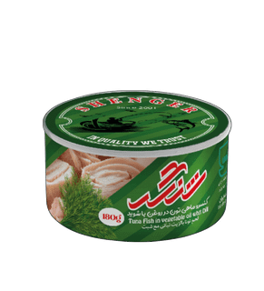 کنسرو ماهی تون در روغن باشوید180گرمی شنگر(بسته 6عددی)